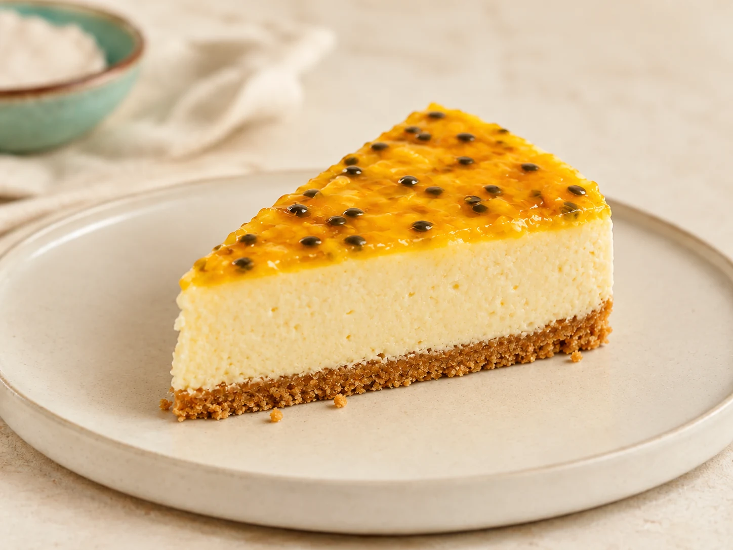 Cheesecake de maracuyá