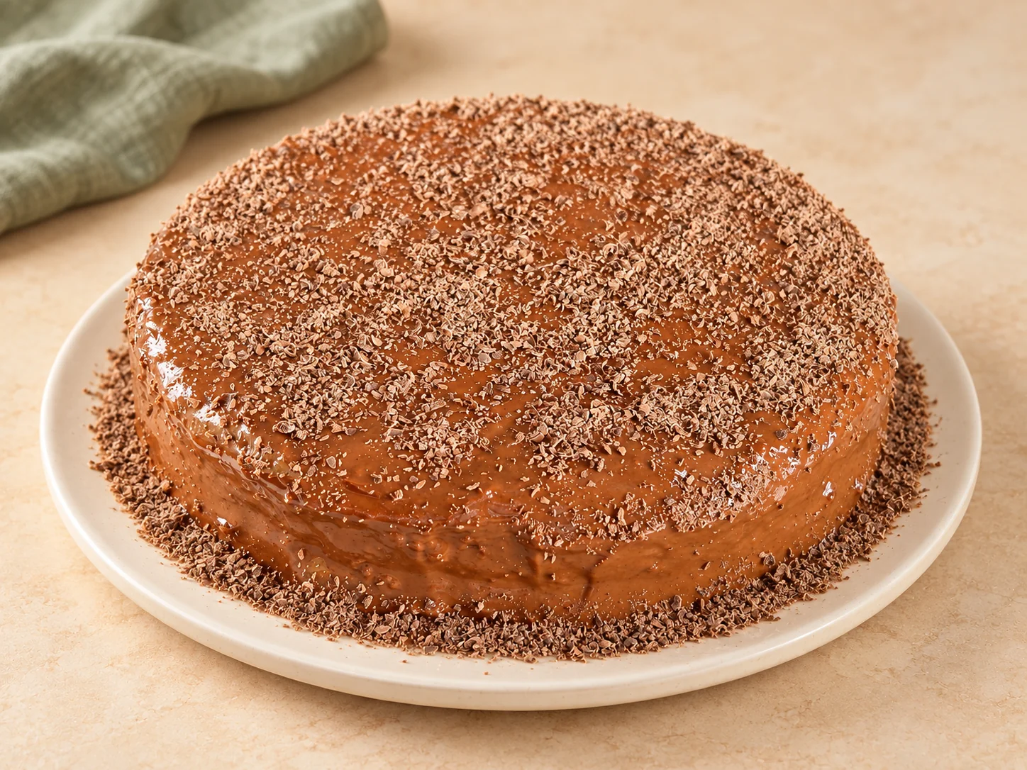 Torta de chocolate entera